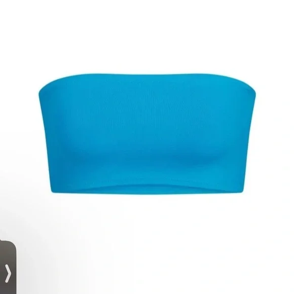 Skims Vibrant Blue Bandeau top NWT - Picture 2 of 3